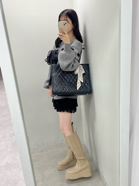 Megumi❤︎さん（レディース・165cm）の冬コーディネート