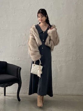 Megumi❤︎さん（レディース・165cm）の冬コーディネート