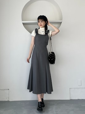 「アイテム（ワンピース）」を使った、Megumi❤︎さん（レディース・165cm）の夏コーディネート
