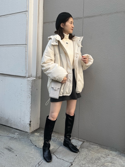 フラットソールロングブーツ（ブーツ）｜one after another NICE CLAUP