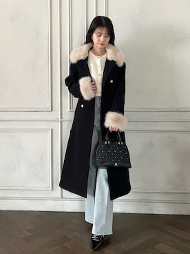 「アイテム（カーディガン/ボレロ）」を使った、Megumi❤︎さん（レディース・165cm）の秋コーディネート