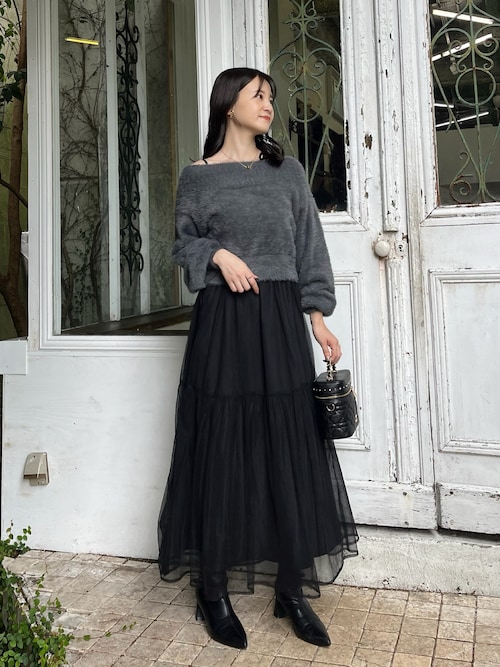 セール】【WEB限定】M/Lサイズ展開/全骨格優勝ニットセットワンピ