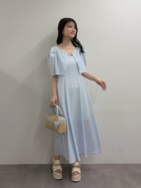 「one after another NICE CLAUP（ワンアフターアナザーナイスクラップ）のアイテム」を使った、Megumi❤︎さん（レディース・165cm）の春コーディネート