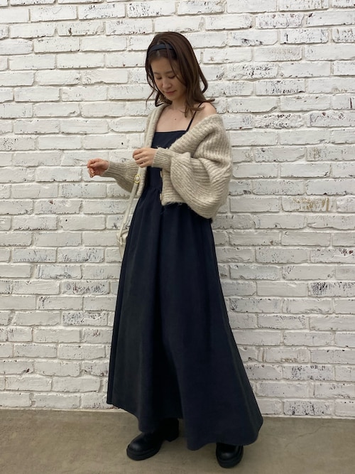 セール】ボリューム感がポイント。Aラインキャミワンピース