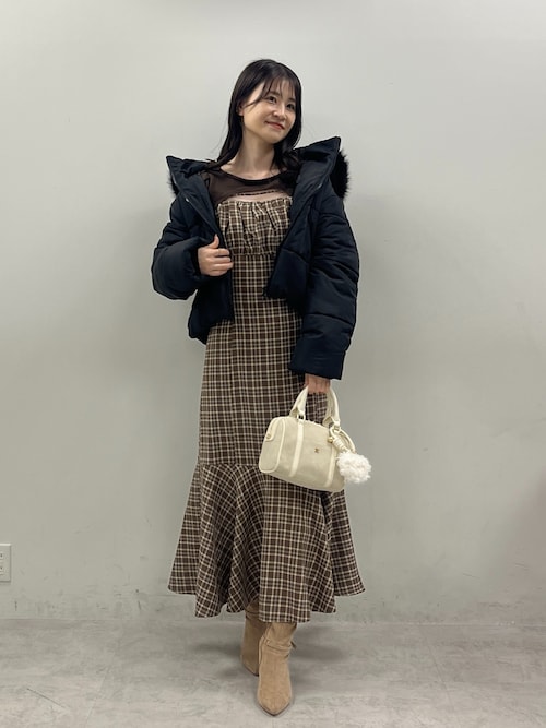 one after another NICE CLAUP ワンピース ショートニット＋マーメイド