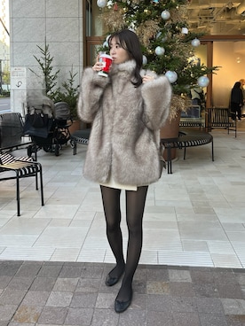 「アイテム（その他アウター）」を使った、Megumi❤︎さん（レディース・165cm）の秋コーディネート