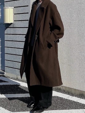 「BeAMS DOT（ビームスドット）のアイテム（ジャケット/アウター）」を使った、Sowaさん（メンズ・178cm）の冬コーディネート