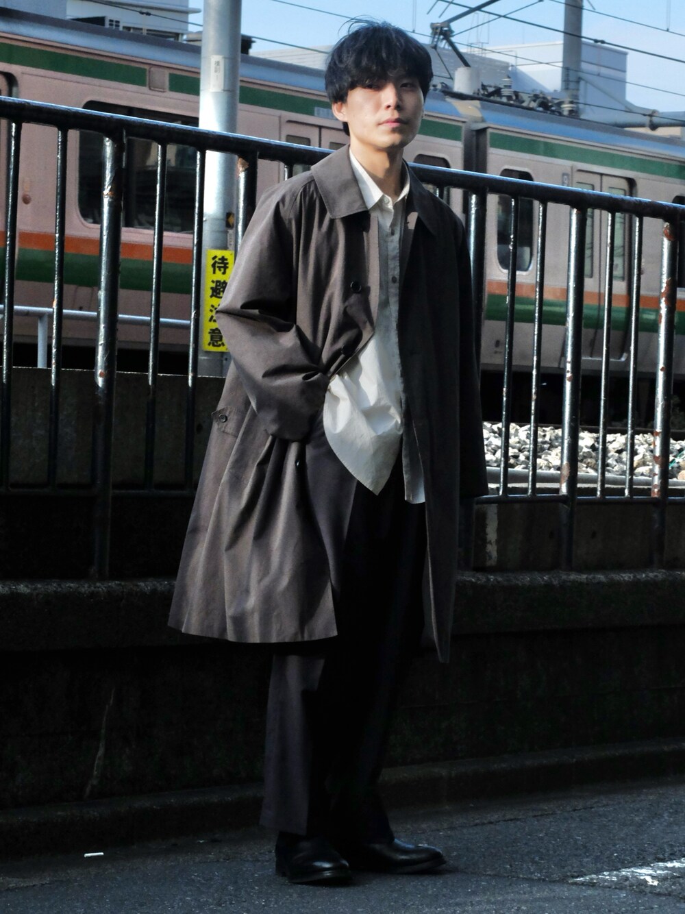 shiun LONG SOUTIEN COLLAR COAT