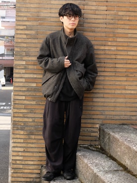 「LIDNM（リドム）のアイテム」を使った、わむう_wamuさん（メンズ・164cm）の冬コーディネート