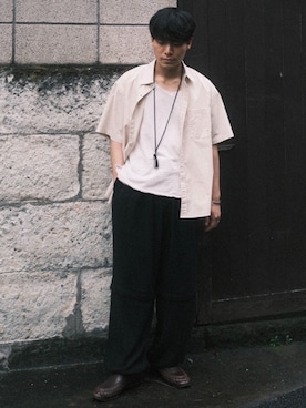 「Hender Scheme（エンダースキーマ）のアイテム」を使った、わむう_wamuさん（メンズ・164cm）の春コーディネート
