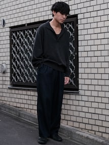 shiun（シウン）の「COTTON LINEN BELTED PANTS（デニムパンツ）」 - WEAR