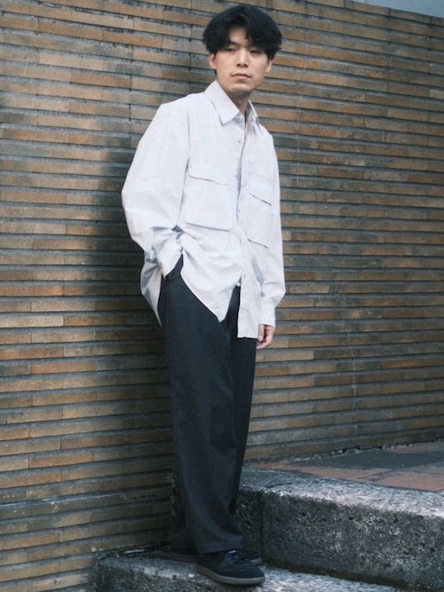shiun（シウン）の「TUCK TAPERED TROUSERS（スラックス）」 - WEAR