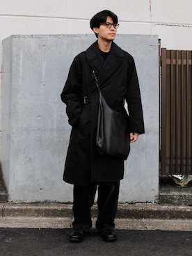 「COMOLI（コモリ）のアイテム（ジャケット/アウター）」を使った、わむう_wamuさん（メンズ・164cm）の冬コーディネート