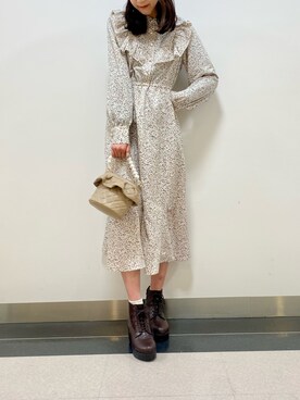 akaneさん（レディース・166cm）の冬コーディネート