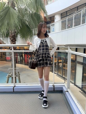 「アイテム（ワンピース）」を使った、akaneさん（レディース・167cm・20代）の秋コーディネート