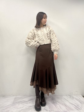 akaneさん（レディース・167cm）の冬コーディネート