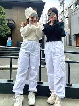 「春服デビュー宣言」｜「アイテム（タンクトップ）」を使った、akaneさん（レディース・167cm）の春コーディネート