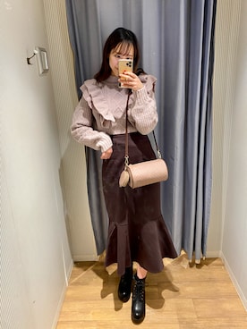 akaneさん（レディース・166cm）の冬コーディネート