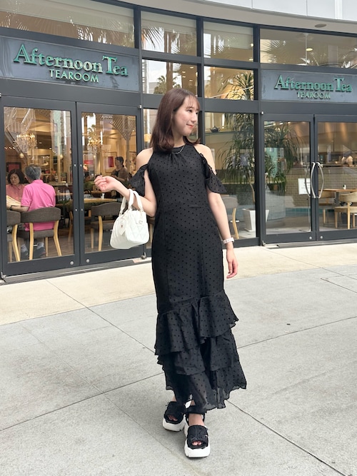 【即日発送】OLIVE des OLIVE メロウアメスリロングワンピ インフルエンサー企画】メロウアメスリロングワンピ | OLIVE des