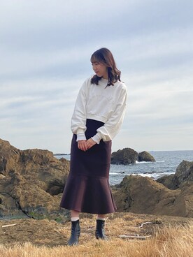 akaneさん（レディース・166cm）の冬コーディネート