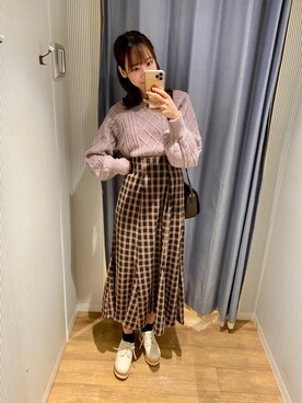 akaneさん（レディース・166cm）の秋コーディネート