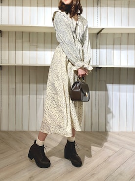 akaneさん（レディース・166cm）の冬コーディネート