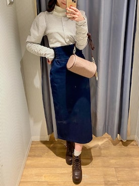 akaneさん（レディース・166cm）の冬コーディネート