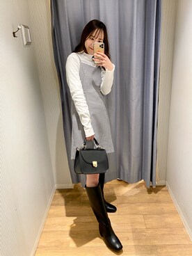 akaneさん（レディース・166cm）の冬コーディネート