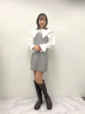 akaneさん（レディース・167cm）の冬コーディネート