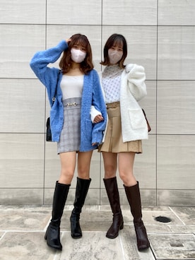 「ロングカーディガン」｜akaneさん（レディース・167cm・20代）の秋コーディネート