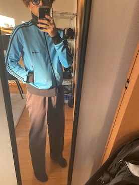 「EDWIN（エドウィン）のアイテム（スラックス）」を使った、おおおさん（メンズ・168cm）の春コーディネート