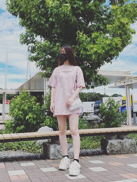 「ANDGEEBEE（アンジービー）のアイテム」を使った、ayanaさん（レディース・159cm）の夏コーディネート