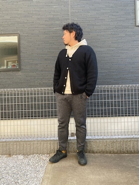 「グラミチ別注」｜くうたろうさん（メンズ・173cm）の冬コーディネート