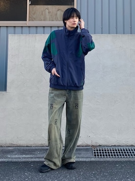 「adidas（アディダス）のアイテム（ジャケット/アウター）」を使った、亮.さん（メンズ・180cm）の春コーディネート