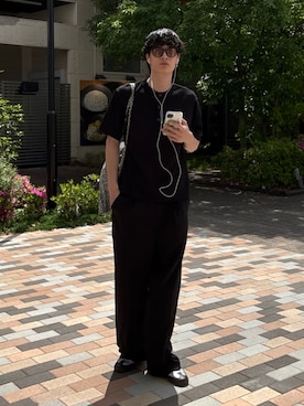 「CIYOT（シヨウト）のアイテム」を使った、亮.さん（メンズ・180cm）の春コーディネート