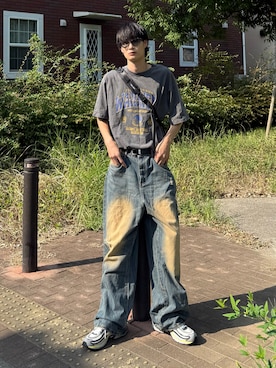 「Reebok(リーボック)のアイテム」を使った、亮.さん(メンズ・180cm)の夏コーディネート