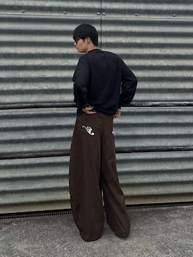 「CIYOT（シヨウト）のアイテム」を使った、亮.さん（メンズ・180cm）の秋コーディネート
