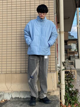 「正月」｜亮.さん（メンズ・180cm）の冬コーディネート