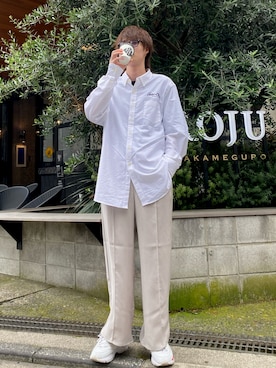 「ancellm」｜「アイテム（ジャケット/アウター）」を使った、亮.さん（メンズ・180cm）の秋コーディネート