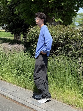 「SLICK（スリック）のアイテム」を使った、亮.さん（メンズ・180cm）の春コーディネート