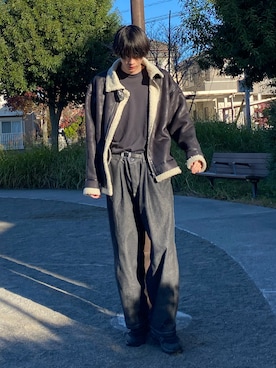 「スターティングオーバー」｜亮.さん（メンズ・180cm）の秋コーディネート