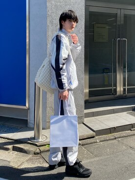 「しまむら（シマムラ）のアイテム（バッグ）」を使った、亮.さん（メンズ・180cm）の冬コーディネート