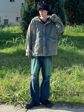 「アイテム（ジャケット/アウター）」を使った、亮.さん（メンズ・180cm・20代）の秋コーディネート