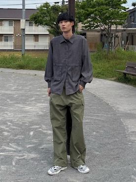 「FFEIN（フェイン）のアイテム」を使った、亮.さん（メンズ・180cm）の春コーディネート