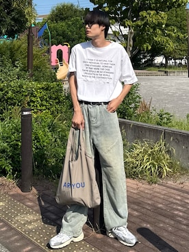 亮.さん（メンズ・180cm）の夏コーディネート