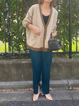 「Ameri（アメリ）のアイテム（サンダル）」を使った、ぺこさん（レディース・156cm）の秋コーディネート