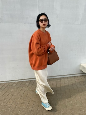 「JUPITER（ジュピター）のアイテム（アクセサリー）」を使った、ぺこさん（レディース・156cm）の春コーディネート