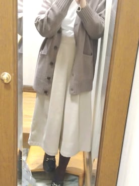 「アイテム（タイツ/ストッキング）」を使った、ましゃをさん（レディース・155cm・20代）の秋コーディネート