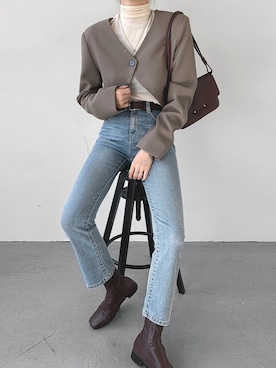 「merongshop」｜merongshopjpさん（レディース・162cm）の秋コーディネート