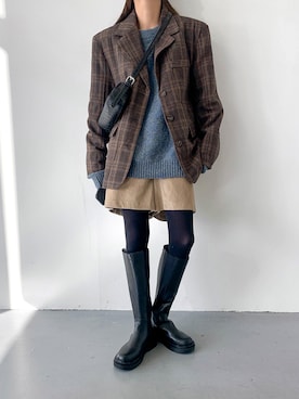 「merongshop（メロンショップ）のアイテム」を使った、merongshopjpさん（レディース・163cm）の秋コーディネート